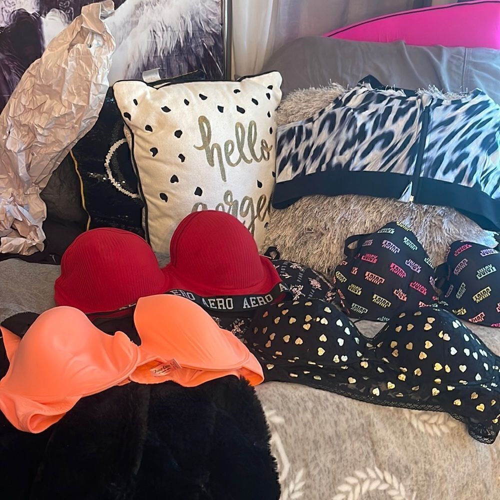 Plus size designer luxury bras xxl,xxxl 40dd 42d luluaroe juicy couture vs PINK